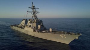 Iran Threat-2 US Warships Aid Israel